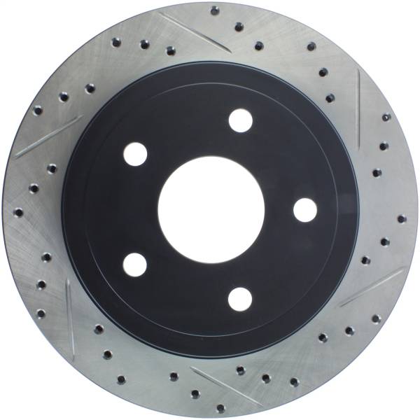 Stoptech - StopTech Sport Drilled/Slotted Brake Rotor Rear Left 127.67066L