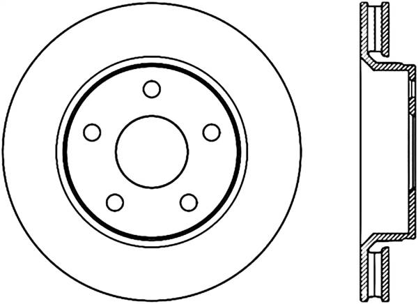 Stoptech - StopTech Sport Cryo Drilled/Slotted Brake Rotor Front Left 127.67068CL