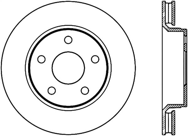 Stoptech - StopTech Sport Cryo Drilled/Slotted Brake Rotor Front Right 127.67068CR