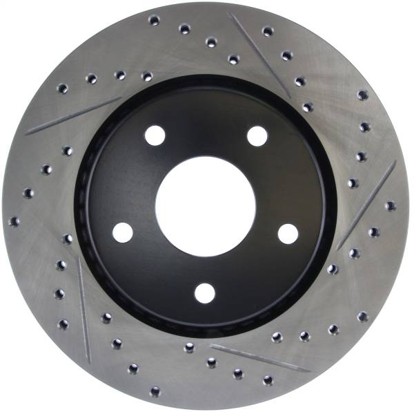 StopTech - StopTech Sport Drilled/Slotted Brake Rotor Front Left 127.67069L