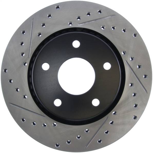 StopTech - StopTech Sport Drilled/Slotted Brake Rotor Front Right 127.67069R