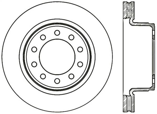 Stoptech - StopTech Sport Drilled/Slotted Brake Rotor Front Left 127.67070L