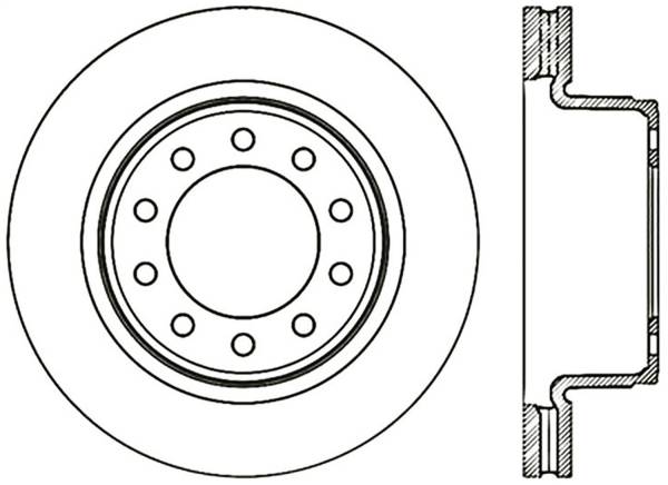 StopTech - StopTech Sport Drilled/Slotted Brake Rotor Front Right 127.67070R