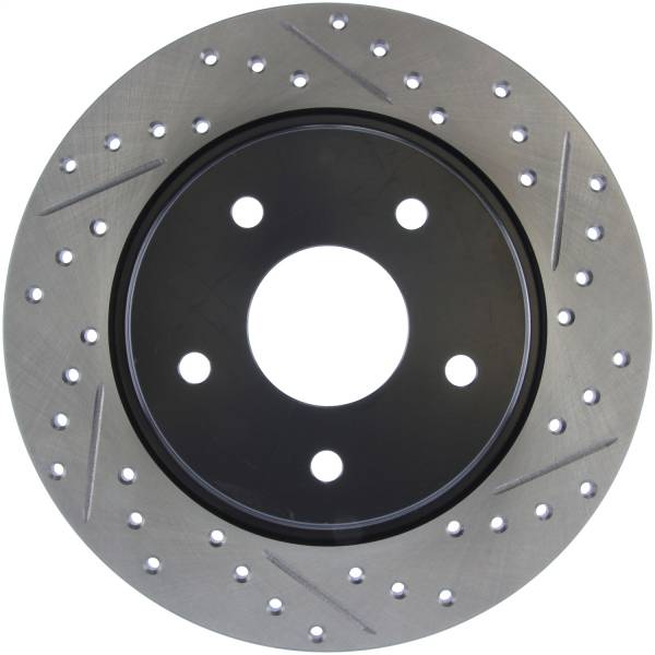 StopTech - StopTech Sport Drilled/Slotted Brake Rotor Rear Left 127.67071L