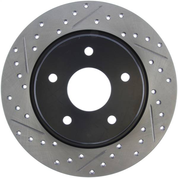 StopTech - StopTech Sport Drilled/Slotted Brake Rotor Rear Right 127.67071R