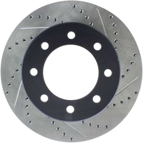 Stoptech - StopTech Sport Drilled/Slotted Brake Rotor Front Left 127.67072L