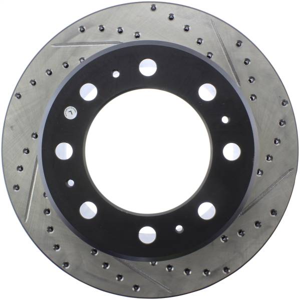 StopTech - StopTech Sport Drilled/Slotted Brake Rotor Rear Left 127.67080L