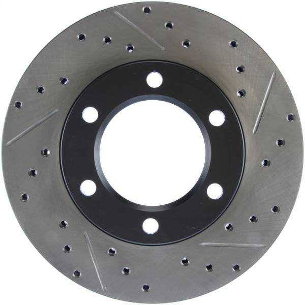 Stoptech - StopTech Sport Drilled/Slotted Brake Rotor Front Left 127.68000L