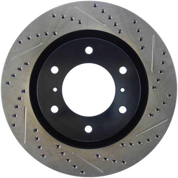 Stoptech - StopTech Sport Drilled/Slotted Brake Rotor Front Left 127.99068L