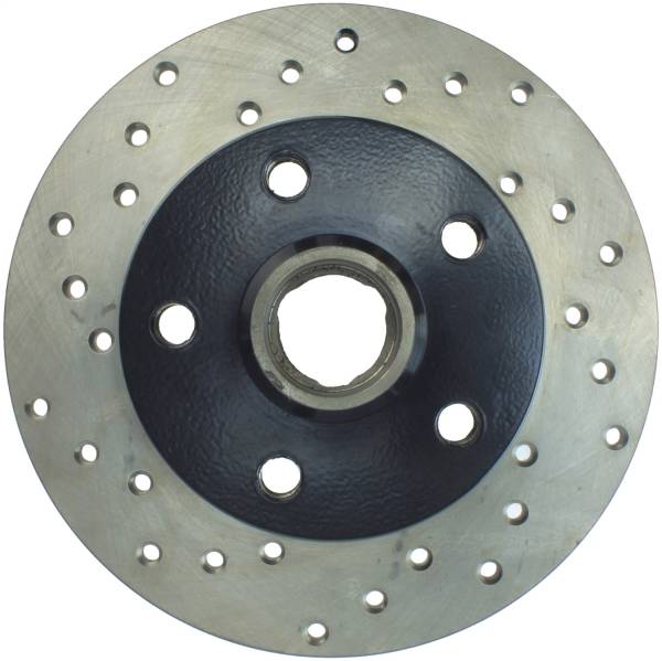 StopTech - StopTech Sport Cross Drilled Brake Rotor; Rear Right