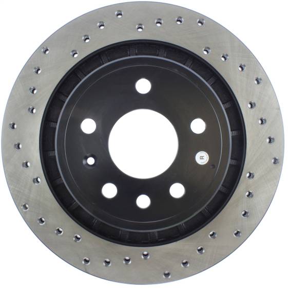 Stoptech - StopTech Sport Cross Drilled Brake Rotor Rear Right 128.38015R