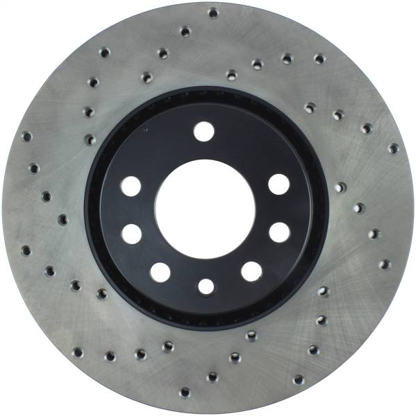 Stoptech - StopTech Sport Cross Drilled Brake Rotor Front Right 128.38017R