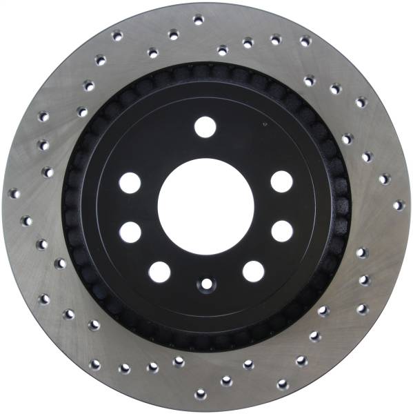 Stoptech - StopTech Sport Cross Drilled Brake Rotor Rear Right 128.38019R