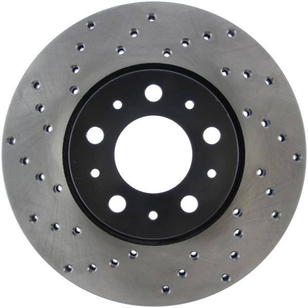 Stoptech - StopTech Sport Cross Drilled Brake Rotor Front Right 128.39019R