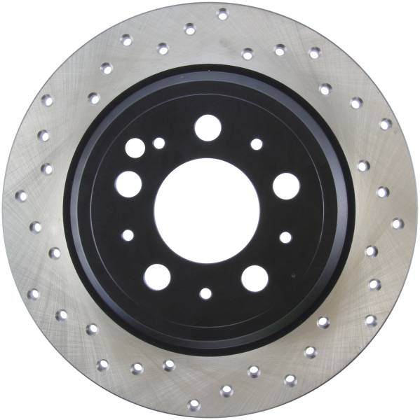 Stoptech - StopTech Sport Cross Drilled Brake Rotor Rear Right 128.39025R