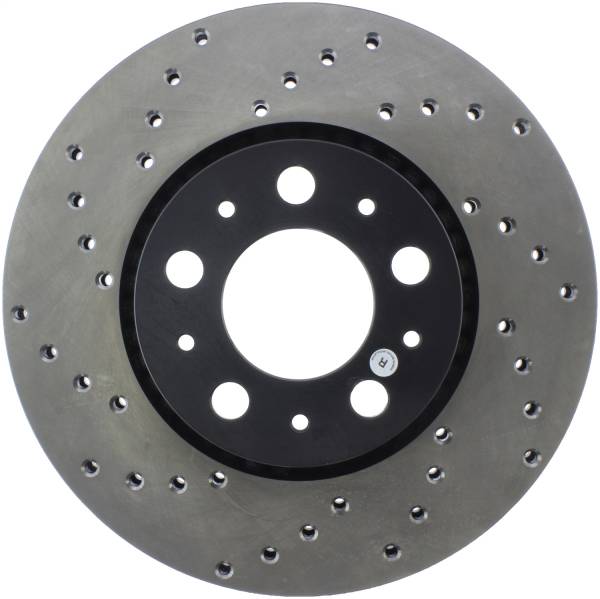 Stoptech - StopTech Sport Cross Drilled Brake Rotor Front Right 128.39029R