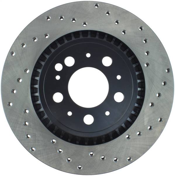 Stoptech - StopTech Sport Cross Drilled Brake Rotor Rear Left 128.39033L