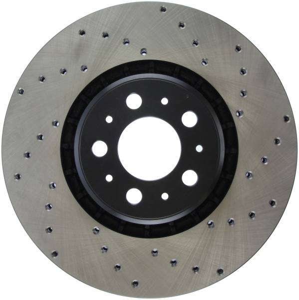 StopTech - StopTech Sport Cross Drilled Brake Rotor Front Left 128.39034L