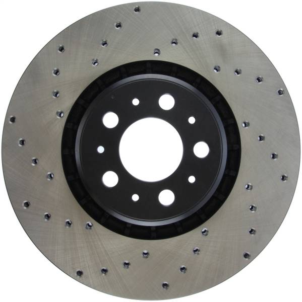 Stoptech - StopTech Sport Cross Drilled Brake Rotor Front Right 128.39034R