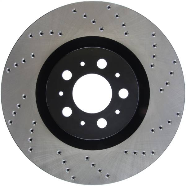 StopTech - StopTech Sport Cross Drilled Brake Rotor Front Left 128.39035L