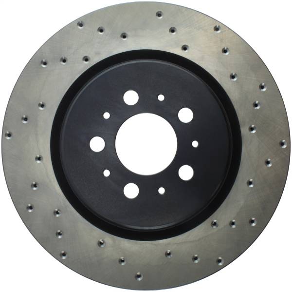 Stoptech - StopTech Sport Cross Drilled Brake Rotor Rear Left 128.39036L