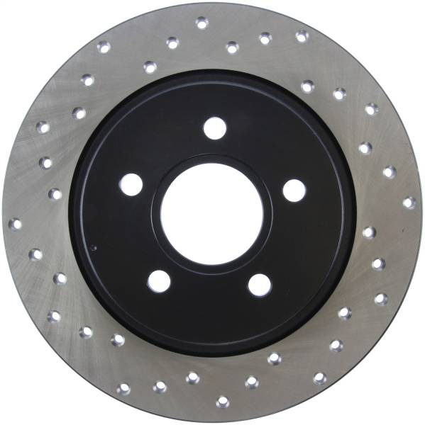 Stoptech - StopTech Sport Cross Drilled Brake Rotor Rear Right 128.39039R