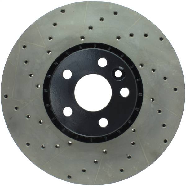 Stoptech - StopTech Sport Cross Drilled Brake Rotor Front Right 128.39046R