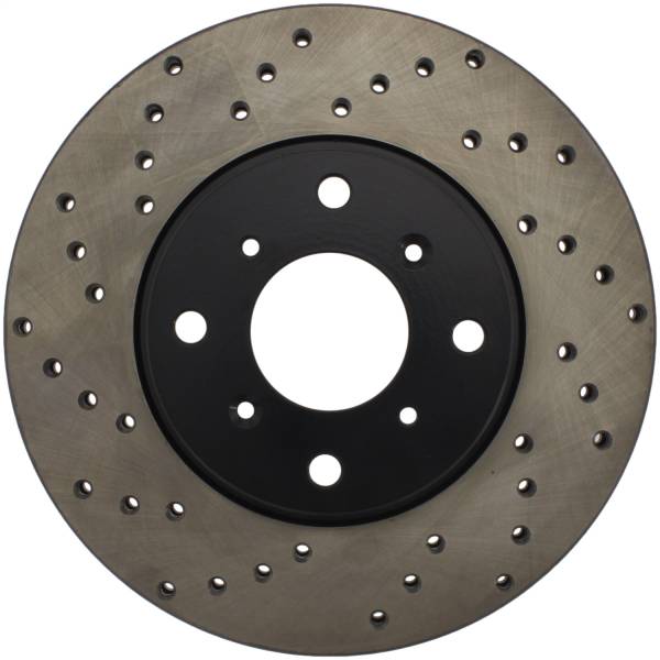 Stoptech - StopTech Sport Cross Drilled Brake Rotor Front Right 128.40034R