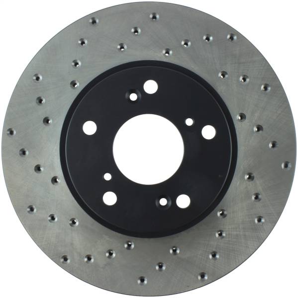 Stoptech - StopTech Sport Cross Drilled Brake Rotor Front Right 128.40036R