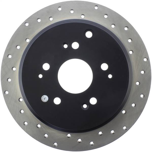 Stoptech - StopTech Sport Cross Drilled Brake Rotor Rear Left 128.40059L