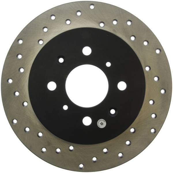 Stoptech - StopTech Sport Cross Drilled Brake Rotor Rear Right 128.40060R