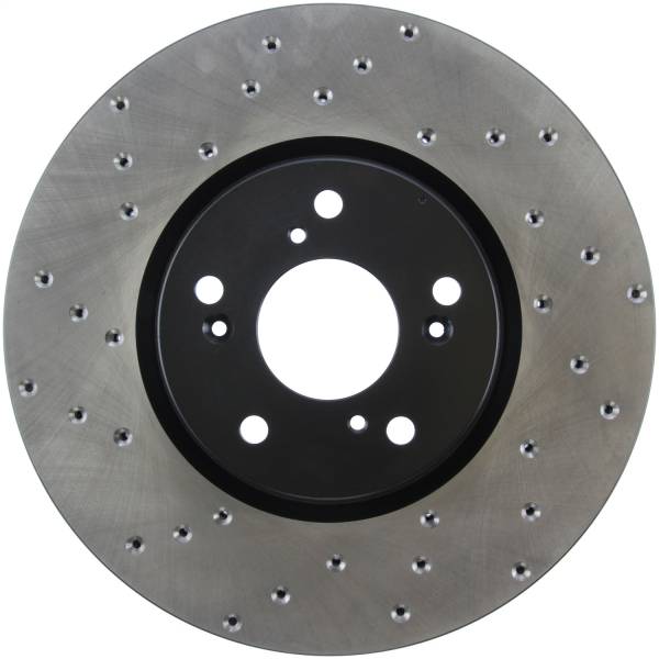 Stoptech - StopTech 04-08 Acura TL/TL-S Brembo Drilled Right Front Rotor - 128.40062R