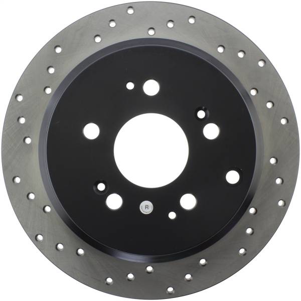 Stoptech - StopTech Sport Cross Drilled Brake Rotor Rear Right 128.40065R