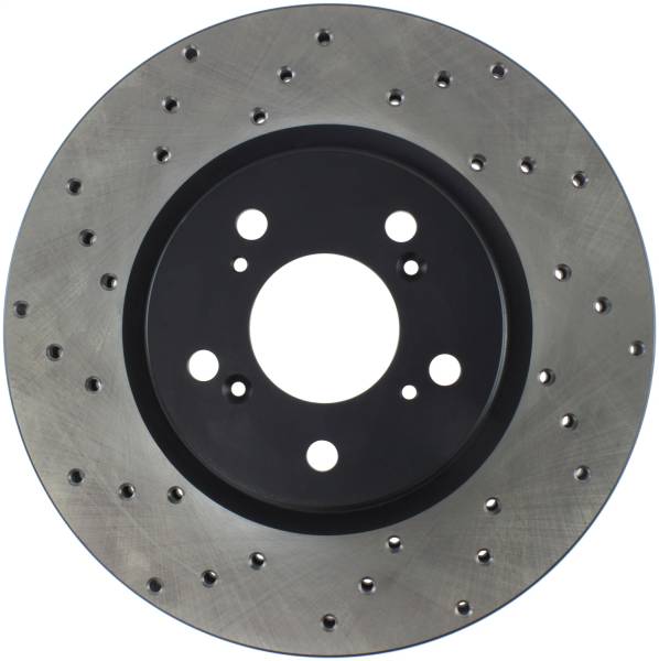 Stoptech - StopTech Sport Cross Drilled Brake Rotor Front Right 128.40066R