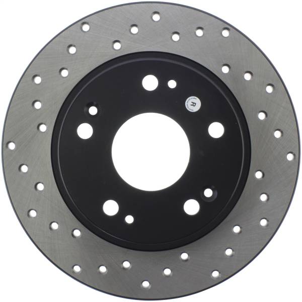 Stoptech - StopTech Sport Cross Drilled Brake Rotor Rear Right 128.40079R