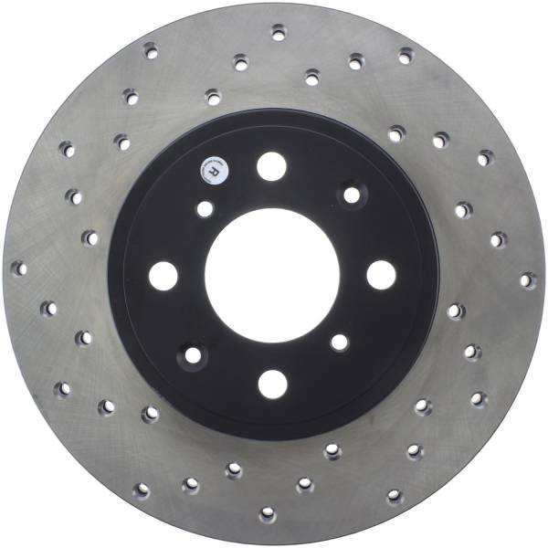 Stoptech - StopTech Sport Cross Drilled Brake Rotor Front Right 128.40085R