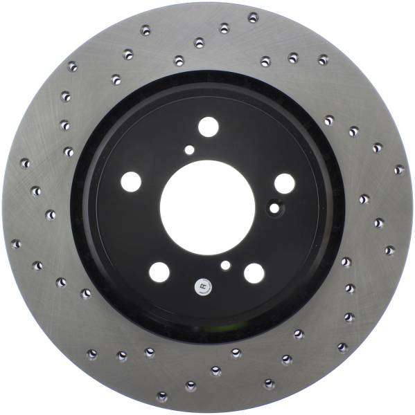 Stoptech - StopTech Sport Cross Drilled Brake Rotor Front Right 128.40092R