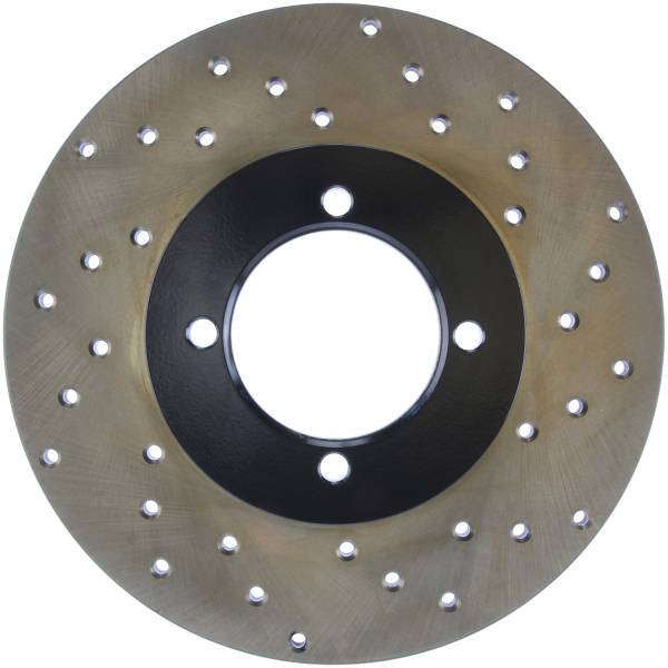 Stoptech - StopTech Sport Cross Drilled Brake Rotor Front Left 128.42004L