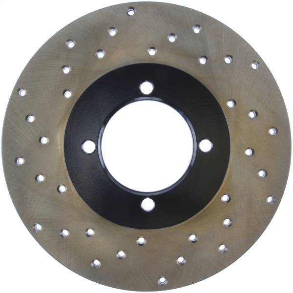 Stoptech - StopTech Sport Cross Drilled Brake Rotor Front Right 128.42004R