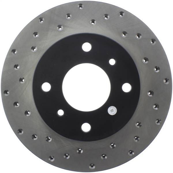 Stoptech - StopTech Sport Cross Drilled Brake Rotor Front Right 128.42041R