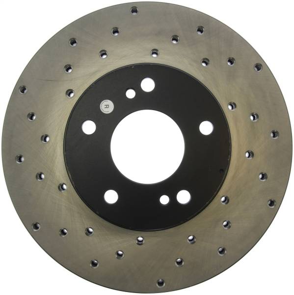 Stoptech - StopTech Sport Cross Drilled Brake Rotor Front Right 128.42050R