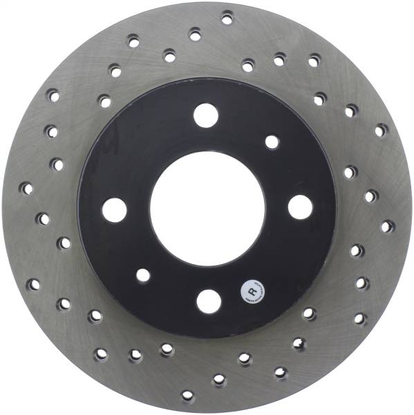 Stoptech - StopTech Sport Cross Drilled Brake Rotor Front Right 128.42060R