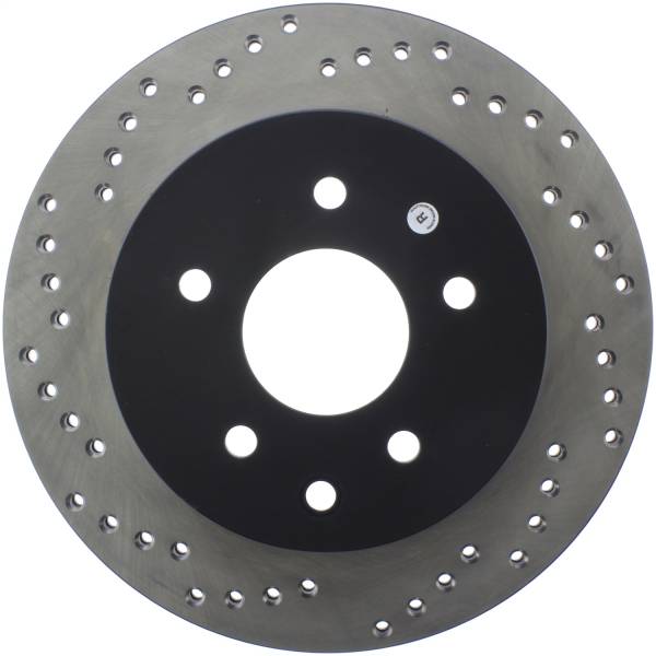 Stoptech - StopTech Sport Cross Drilled Brake Rotor Rear Right 128.42072R