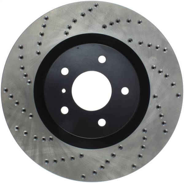 Stoptech - StopTech Sport Cross Drilled Brake Rotor Front Right 128.42076R