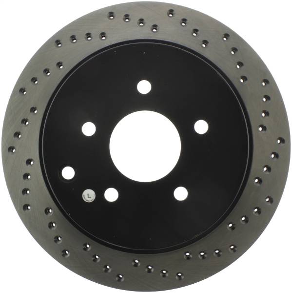 Stoptech - StopTech 03-07 Infiniti FX35/45 Drilled Left Rear Rotor - 128.42078L