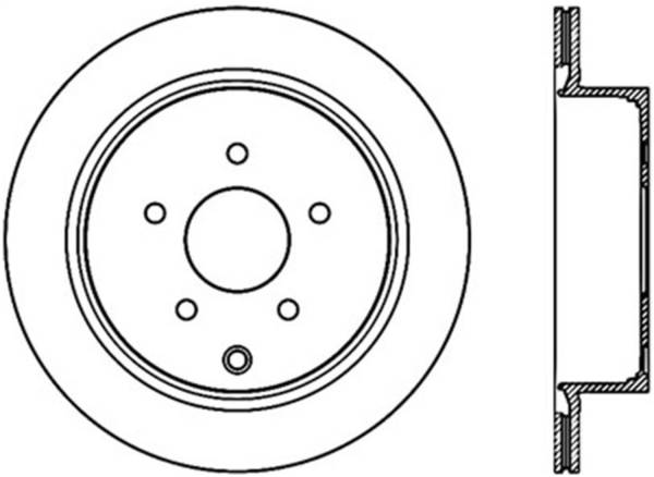 Stoptech - StopTech Sport Cross Drilled Brake Rotor Rear Right 128.42078R