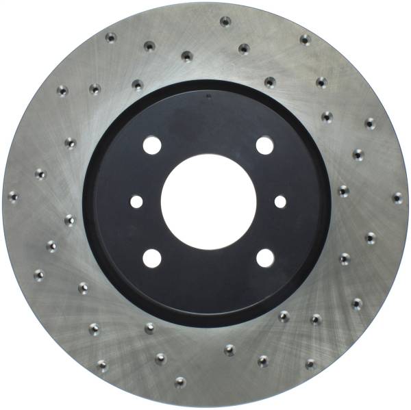 StopTech - StopTech Sport Cross Drilled Brake Rotor Front Left 128.42083L