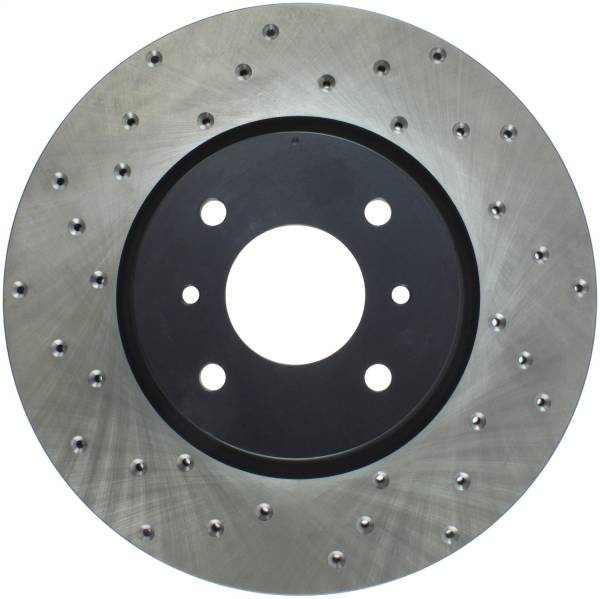 Stoptech - StopTech Sport Cross Drilled Brake Rotor Front Right 128.42083R