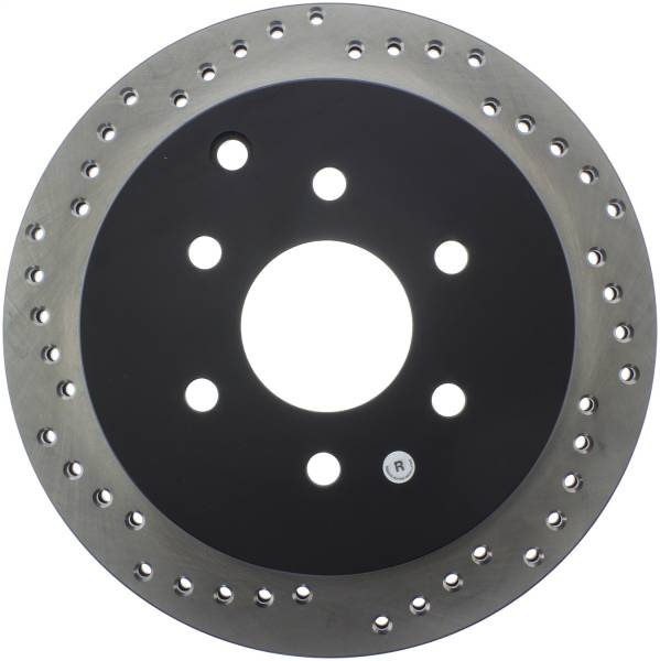 Stoptech - StopTech Sport Cross Drilled Brake Rotor Rear Right 128.42087R