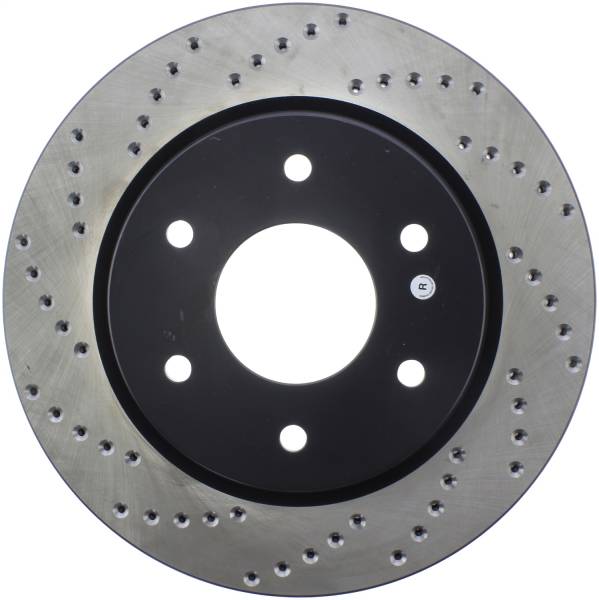 Stoptech - StopTech Sport Cross Drilled Brake Rotor Front Right 128.42090R